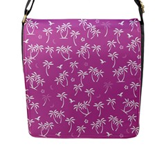 Tropical Pattern Flap Messenger Bag (l)  by Valentinaart