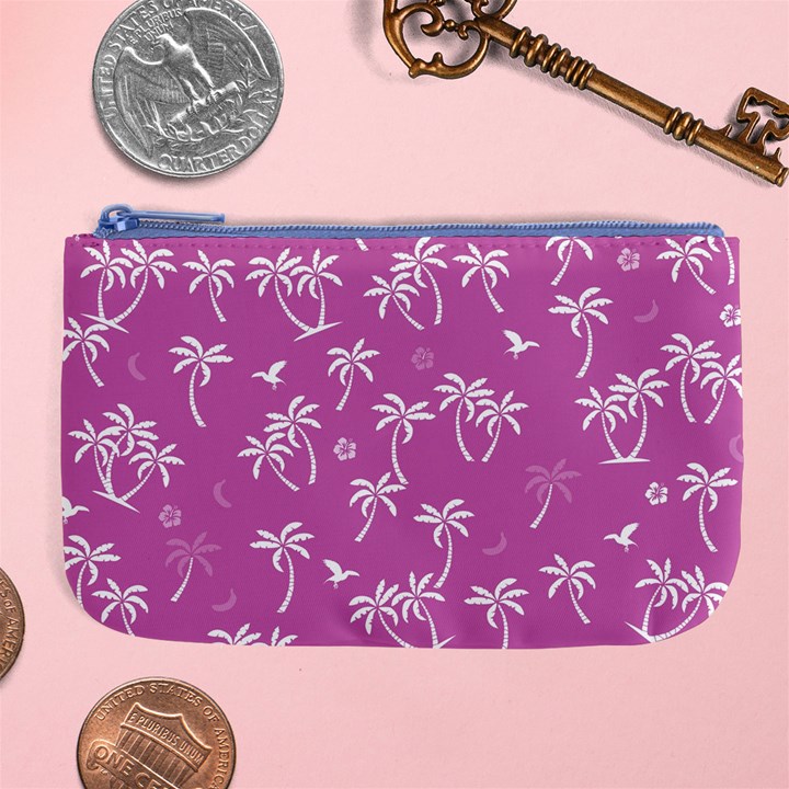 Tropical pattern Large Coin Purse