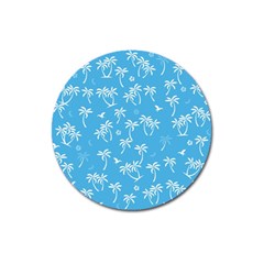 Tropical Pattern Magnet 3  (round) by Valentinaart