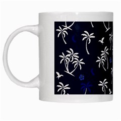 Tropical Pattern White Mugs by Valentinaart