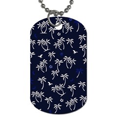 Tropical Pattern Dog Tag (one Side) by Valentinaart