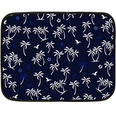 Tropical Pattern Double Sided Fleece Blanket (mini) 