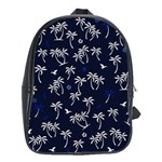 Tropical pattern School Bag (Large) Front