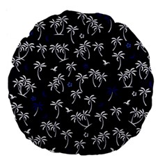 Tropical Pattern Large 18  Premium Flano Round Cushions by Valentinaart