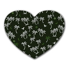 Tropical Pattern Heart Mousepads by Valentinaart