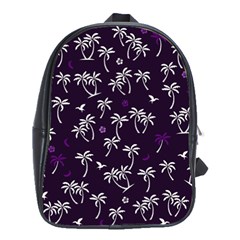 Tropical Pattern School Bag (large) by Valentinaart