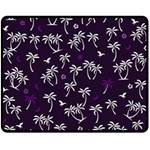 Tropical pattern Fleece Blanket (Medium)  60 x50  Blanket Front