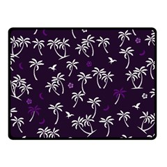 Tropical Pattern Fleece Blanket (small) by Valentinaart