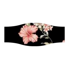 Beautiful Tropical Black Pink Florals  Stretchable Headband by flipstylezfashionsLLC