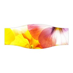 Big Colorful Tropical Yellow And Purple  Stretchable Headband