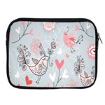 Cute love birds valentines day theme  Apple iPad 2/3/4 Zipper Cases Front