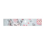 Cute love birds valentines day theme  Flano Scarf (Mini) Back