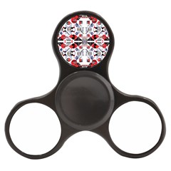 Creative Geometric Red And Black Design Finger Spinner