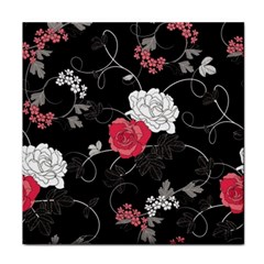 Elegant Pink Roses Face Towel