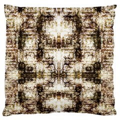 Gorgeous Brown Rustic Design By Kiekie Strickland Large Cushion Case (two Sides) by flipstylezfashionsLLC