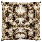 Gorgeous brown Rustic design by kiekie strickland Large Cushion Case (Two Sides) Front