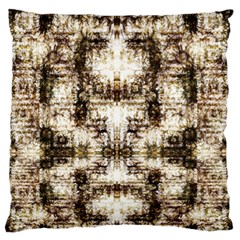 Gorgeous Brown Rustic Design By Kiekie Strickland Large Flano Cushion Case (two Sides) by flipstylezfashionsLLC