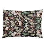 Seamless pink green and white florals peach Pillow Case 26.62 x18.9  Pillow Case