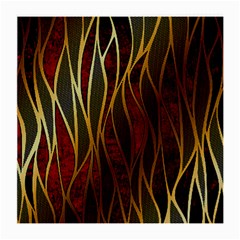 Snake In The Grass Red And Black Seamless Design Medium Glasses Cloth (2-side) by flipstylezfashionsLLC