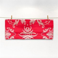 Red Chinese Inspired  Style Design  Hand Towel by flipstylezfashionsLLC