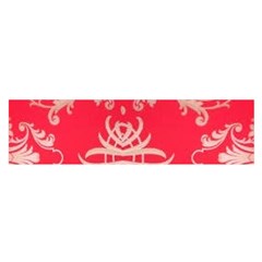 Red Chinese Inspired  Style Design  Satin Scarf (oblong) by flipstylezfashionsLLC