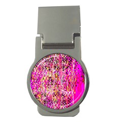 Hot Pink Mess Snakeskin Inspired  Money Clips (round)  by flipstylezfashionsLLC