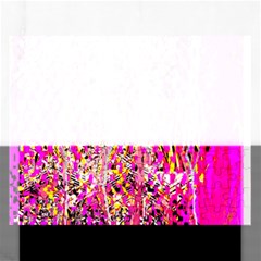 Hot Pink Mess Snakeskin Inspired  Rectangular Jigsaw Puzzl by flipstylezfashionsLLC