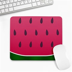 Watermelon Fruit Summer Red Fresh Large Mousepads by Nexatart