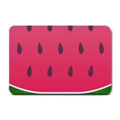 Watermelon Fruit Summer Red Fresh Small Doormat  by Nexatart