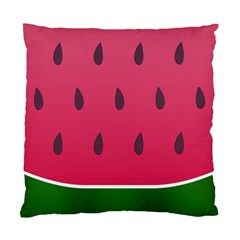 Watermelon Fruit Summer Red Fresh Standard Cushion Case (two Sides) by Nexatart