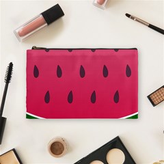 Watermelon Fruit Summer Red Fresh Cosmetic Bag (medium) by Nexatart