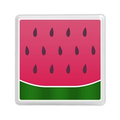 Watermelon Fruit Summer Red Fresh Memory Card Reader (square)  by Nexatart