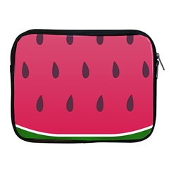 Watermelon Fruit Summer Red Fresh Apple Ipad 2/3/4 Zipper Cases by Nexatart