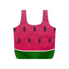 Watermelon Fruit Summer Red Fresh Full Print Recycle Bags (s)  by Nexatart