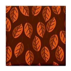 Pattern Leaf Plant Decoration Tile Coasters by Nexatart