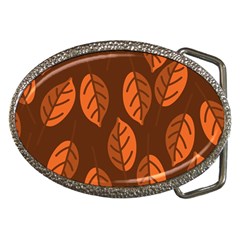 Pattern Leaf Plant Decoration Belt Buckles by Nexatart