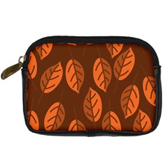 Pattern Leaf Plant Decoration Digital Camera Cases by Nexatart