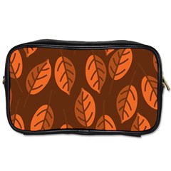 Pattern Leaf Plant Decoration Toiletries Bags by Nexatart