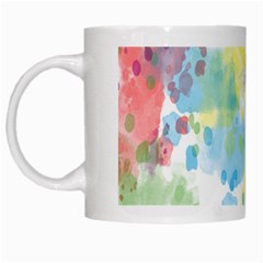 Abstract Pattern Color Art Texture White Mugs by Nexatart