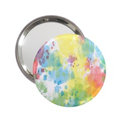 Abstract Pattern Color Art Texture 2.25  Handbag Mirrors