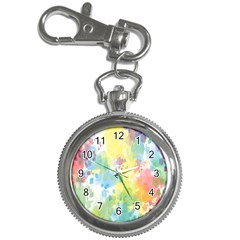 Abstract Pattern Color Art Texture Key Chain Watches