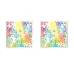 Abstract Pattern Color Art Texture Cufflinks (Square)