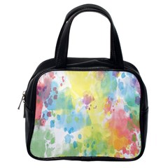 Abstract Pattern Color Art Texture Classic Handbags (One Side)