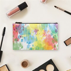 Abstract Pattern Color Art Texture Cosmetic Bag (Small)