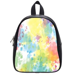 Abstract Pattern Color Art Texture School Bag (small) by Nexatart