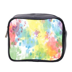 Abstract Pattern Color Art Texture Mini Toiletries Bag 2-Side