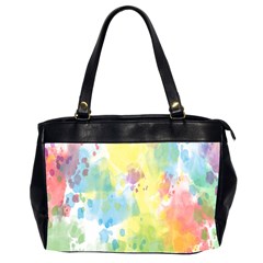 Abstract Pattern Color Art Texture Office Handbags (2 Sides) 