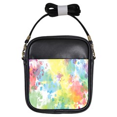 Abstract Pattern Color Art Texture Girls Sling Bags