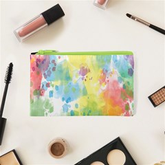 Abstract Pattern Color Art Texture Cosmetic Bag (XS)