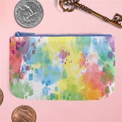 Abstract Pattern Color Art Texture Large Coin Purse